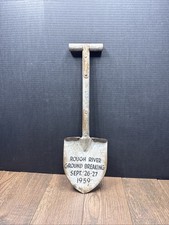 WW2 Original US Army Trench Shovel Rough River Ground Breaking Sept 26-27 1959 picture