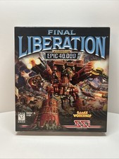 Final Liberation Warhammer Epic 40,000 Videogame (PC, 1997) Big Box -No Figurine picture