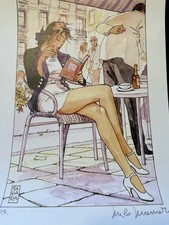 • Milo MANARA Signed Print: From the “Indian Summer” Portfolio • ITALIAN IMPORT picture