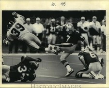 1992 Press Photo New Orleans Saints Kicker Morten Andersen in Action - nos01800 picture