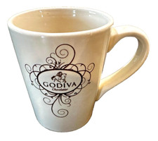 Godiva Chocolatier Coffee Mug Ceramic Cup Gold Logo California Pantry 2010 picture