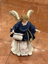 CLOTHIQUE POSSIBLE DREAMS BLUE GOLD XMAS TREE TOPPER 1988 9