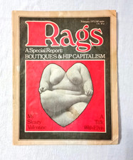 1970 RAGS COUNTERCULTURE MAGAZINE BARON WOLMAN FAIR CONDITION picture