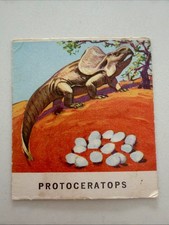 Very Rare 1964 W549 NuCards Dinosaurs Trading Card #21 Protoceratops picture