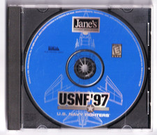 USNF'97 US Navy Fighters 1999 CD-ROM Old Computer Game Jane's Combat Simulations picture