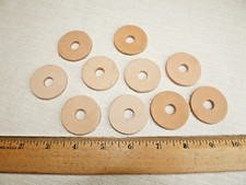 Lot of 10 Leather Washers Chisel Handle restoration 1½