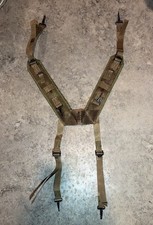US Army Vietnam M1967 Field Pack Suspenders M67 Nylon  picture