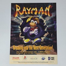 Rayman Atari Jaguar PS1 Sega Saturn PC Next Gen Print Ad/Poster Promo Art picture