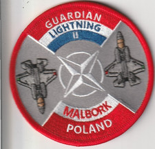 Dutch Air Force RNLAF  Guarding Lighting II F-35 Malbork AB Poland patch picture