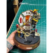 Answer the Call Firefighter Tribute Figurine Fire Dept Collectible Statue 8