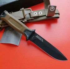 Gerber StrongArm Fixed Blade Knife Brown - Full Tang Outdoor Survival Tool New picture