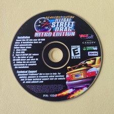 Midnight Outlaw Illegal Street Drag Nitro Edition PC (CD-ROM, 2003) Disc Only picture