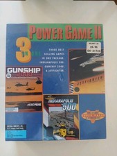 POWER GAME II: GUNSHIP 2000 INDIANAPOLIS 500 JETFIGHTER ADV PC 3.5