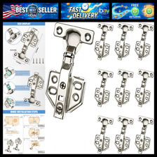 26mm Soft Close Cabinet Hinges, 10 Pack Full Overlay Frameless picture