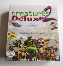 Creatures 2 Deluxe Pc Video Game Big Box Vintage Simulator Rare picture