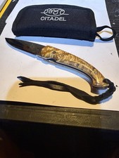 Citadel Trident Folder-CAS-KC4041-31/2” Carbon Steel Folder Knife-Bnew/Rare Item picture