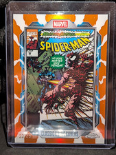 Topps 2026 Topps Chrome Marvel Classic Comic Covers CC-05 Spider-Man Orange /25 picture