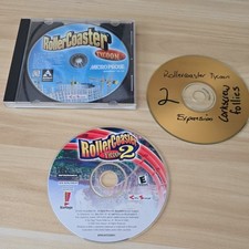 Roller Coaster Tycoon Original Rollercoaster PC Video Game 1999 ML446 picture