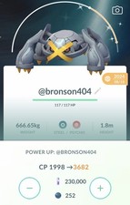 Pokemon✨Level 40 Shiny Metagross ✨ MasterLeague✨METEOR MASH✨ TR—ADE G0✨1M SD picture
