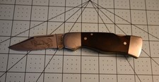 Vintage 1981 Western S-534 Lock-back Knife USA picture