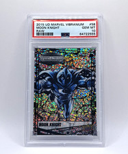 2015 Marvel Vibranium Moon Knight #58 RAW - PSA 10 GEM MINT picture
