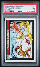 1990 Marvel Universe Fantastic Four VS X-Men PSA 7 #101 picture