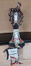 SILVESTRI Dolly Mama’s by Joey Lady Shoe Shopper Metal Shelf Sitter Decoration picture