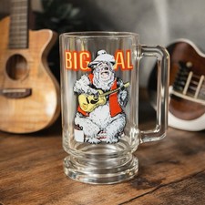 Vintage 1970'S Walt Disney Big Al Country Bear Jamboree Guitar Glass Cup Mug picture