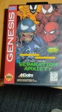 Sega Genesis Venom/Spider-Man: Separation Anxiety Acclaim 1995 Video Game works  picture