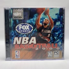 NBA Basketball 2000 PC Game Fox Sports 1999 Official NBA Product Rare New picture