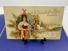 1902 Norddeutscher Lloyd Orient Postcard SS Prinz Heinrich German Sea Post. picture