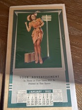 Vintage 1953 Calendar Advertising Promotion Piece picture