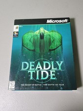 Microsoft Deadly Tide PC Game 1996 CD-ROM - PC Big Box Complete CIB picture
