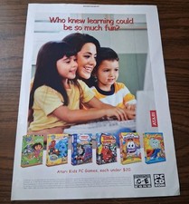 Nick Jr Computer Games Blues Clues Dora More Print Ad 2004 8x11  picture