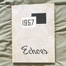 1957 Echoes Loyola University College of Arts & Nursing Yearbook Original picture
