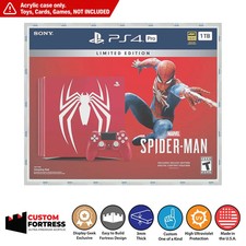 Custom Acrylic Hard Case for PS4 Pro Spider-Man LE Console Box (3mm thick, UV) picture