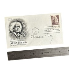 Wendell Berry Signed Autograph 1979 Einstein FDC Envelope Activist & Author RARE picture