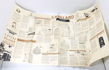 Al Capone Mob Historical Souvenir Incidents Paper Gangland (1991) E.D. Map Co. picture