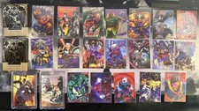 1994 Flair Marvel Annual 21 Card Lot Iron Man #8 Error Cyclops NNO Sealed Promo picture