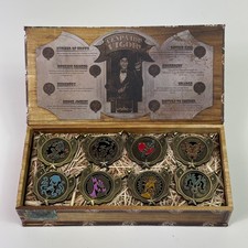 Bioshock Infinite Deluxe Bronze Vigor Pin Set of 8 in Display Box picture