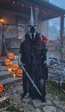 ZAIN Ringwraith armor W/Helmet, Gauntlets & Cloak ghost horror Halloween Costume picture