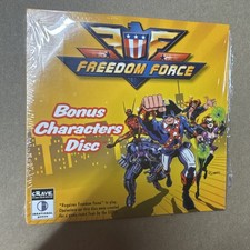 Freedom Force PC CD-ROM Sealed NOS Bonus Character Disc picture