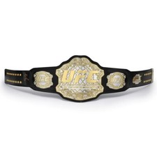 UFC ULTIMATE FIGHTING CHAMPIONSHIP TITLE REPLICA BELT 2MM Brass plates for adult picture