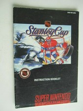 Super Nintendo SNES NHL Stanley Cup Hockey Instruction Manual Booklet Only picture