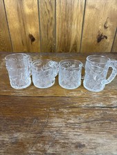 Vintage 1995 Batman Forever McDonalds Glasses Mug Set of 4 picture