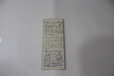 Antique Handwritten Contract 1878  picture
