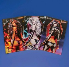 Lady Death Hellwitch La Muerta Coffin Queen Edition Set Signed + COA LE 99 picture