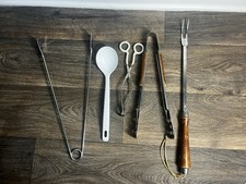 VINTAGE EKCO STAINLESS KITCHEN UTENSILS LOT OF 5 USA RARE picture
