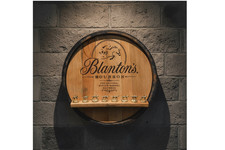Blanton's Bourbon Barrel Head Display & Cork Stopper Holder picture
