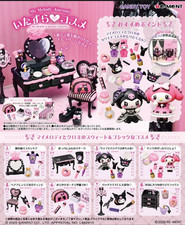 Re-Ment Sanrio My Melody & Kuromi Cosmetics Mischievous Makeup Miniature Box 8 picture